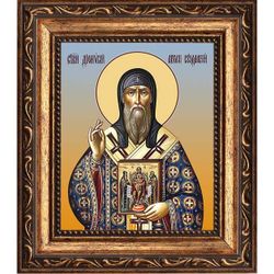 Дионисий, архиепископ Суздальский, святитель. Икона на холсте.