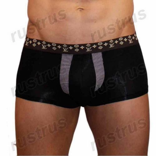 Мужские трусы хипсы черные LV
