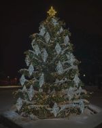 светодиодная игрушка на елку «Кристалл»