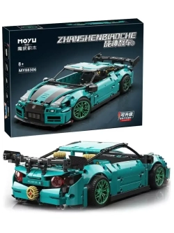 Конструктор Nissan GT-R Спорткар Ниссан ГТР 993 детали 88306