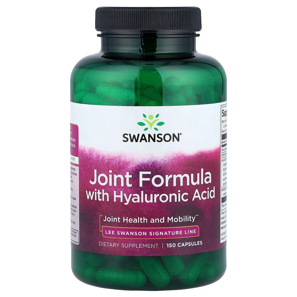 Swanson, средство для суставов с гиалуроновой кислотой, 150 капсул
