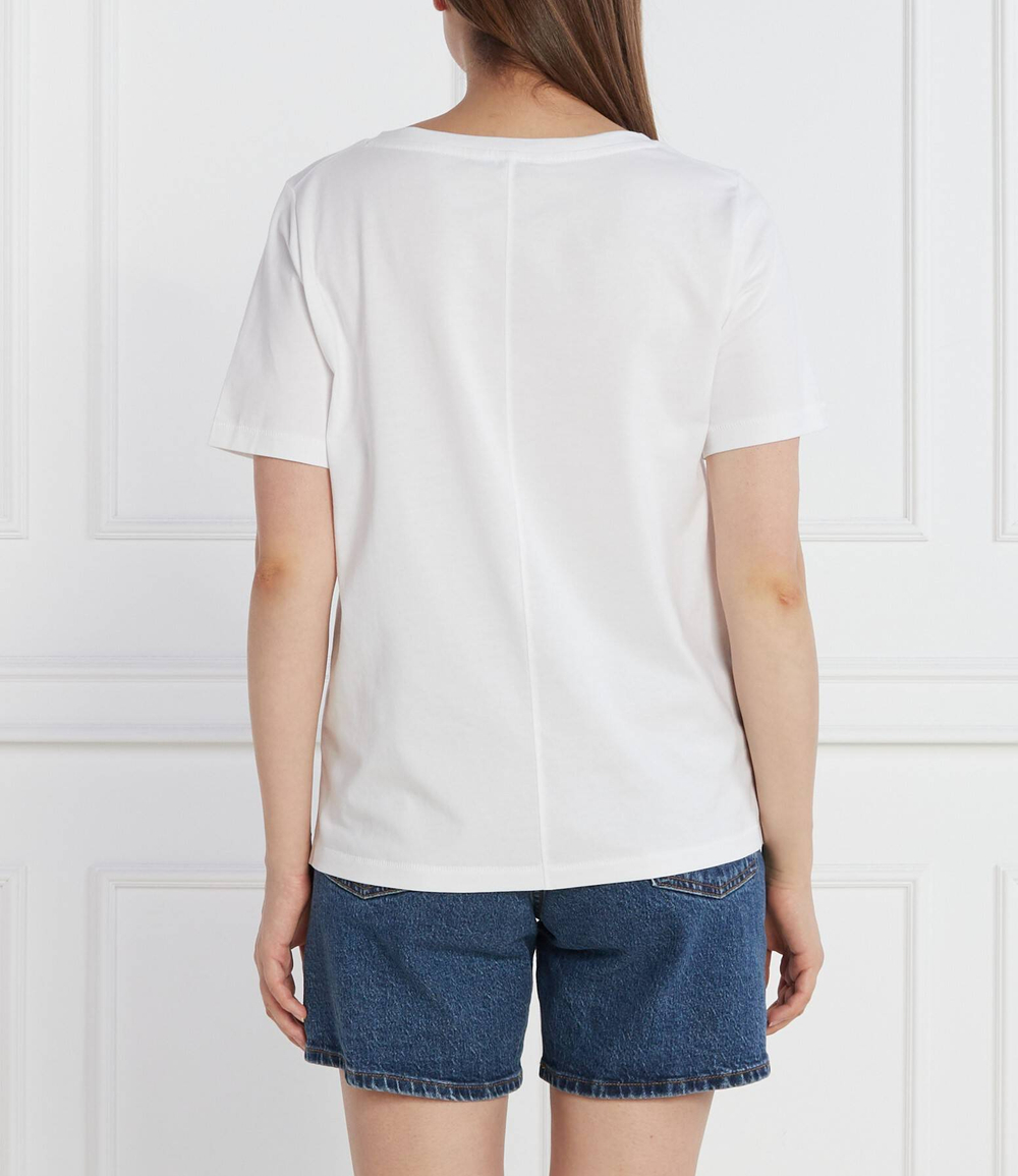 Футболка MODERN REGULAR V-NK SS Tommy Hilfiger - белый(WW0WW39781)