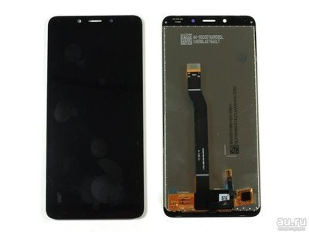 Дисплей для Xiaomi Redmi 6/6A в сборе с тачскрином Черный - Премиум