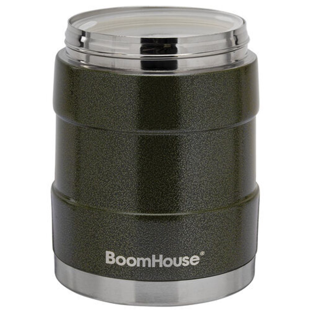 Термос 1,2 л для еды/напитков с широким горлом, BOOMHOUSE (БУМХАУС) RIBBED, контейнер, нержавеющая сталь SUS304, 700323