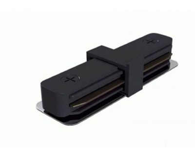 Коннектор ЭРА TR-1PA-IC-BK прямой для однофазного шинопровода черный