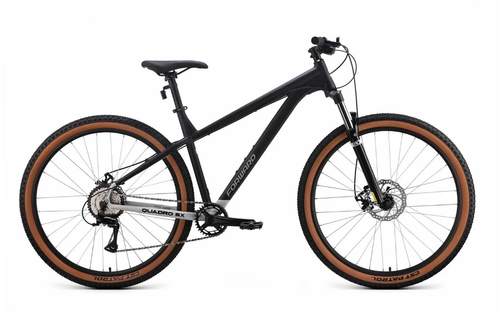 Велосипед 29" FORWARD QUADRO SX, рама 19" матовый чёрный/матовый светло-серый 2026