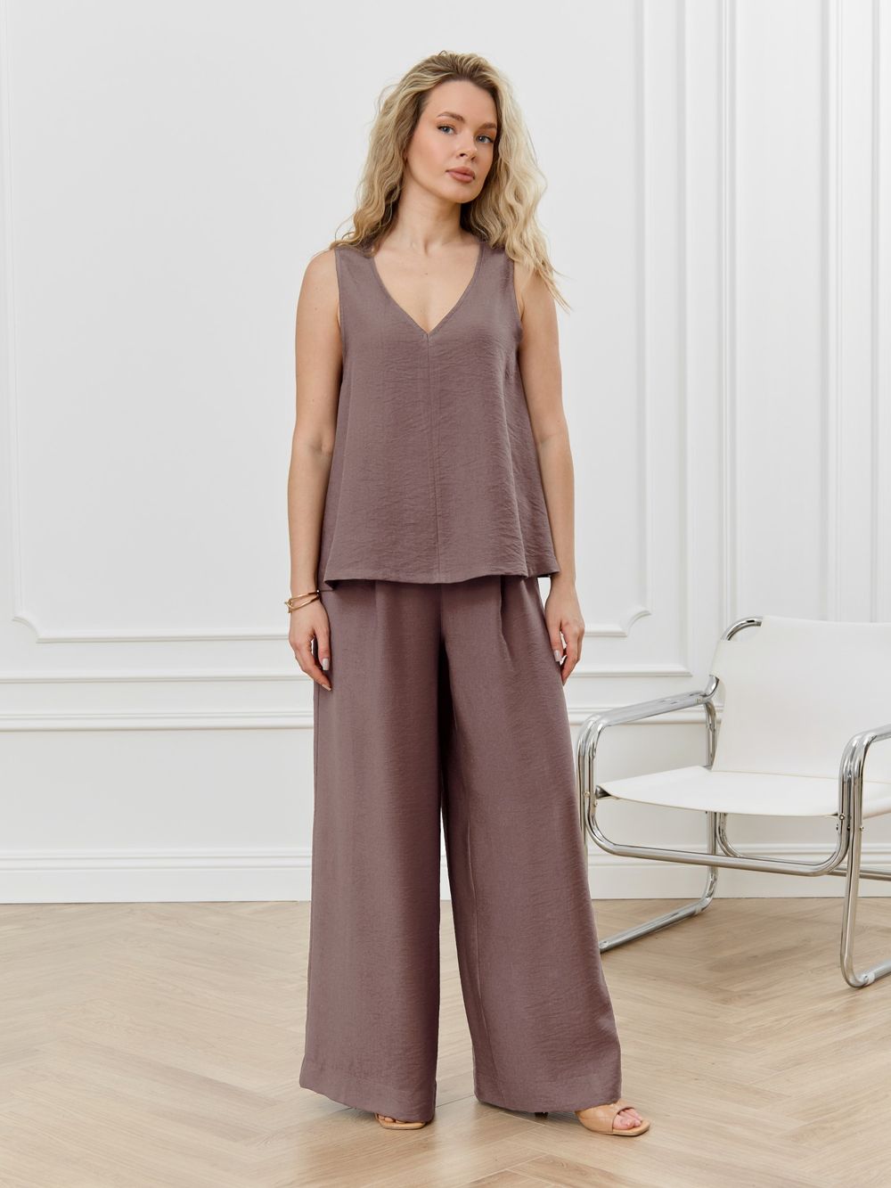 Блузка-топ женская Ясмина-2 Виотекс КАКАО