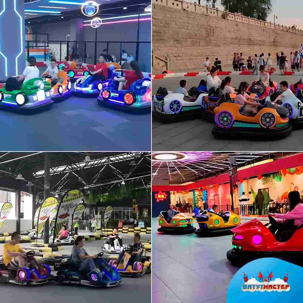 Электрическая бамперная машинка «Марс» с пультом управления для детей и взрослых