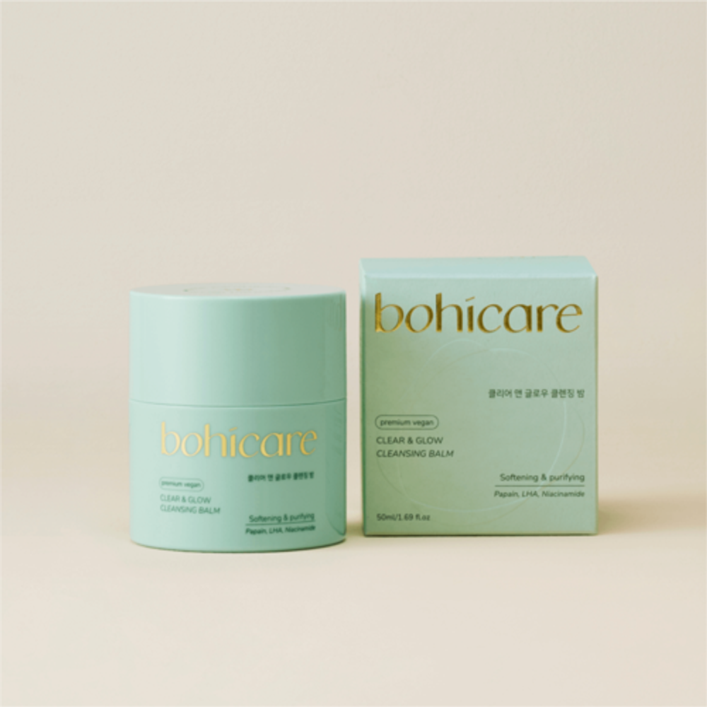 Bohicare Гидрофильный бальзам для лица очищающий - Clear&Glow cleansing balm, 50мл
