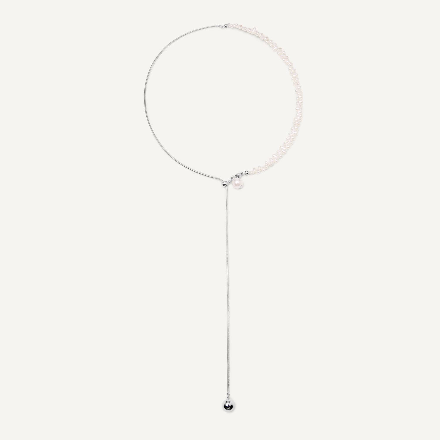 Колье Pearly Mess Necklace – Silver