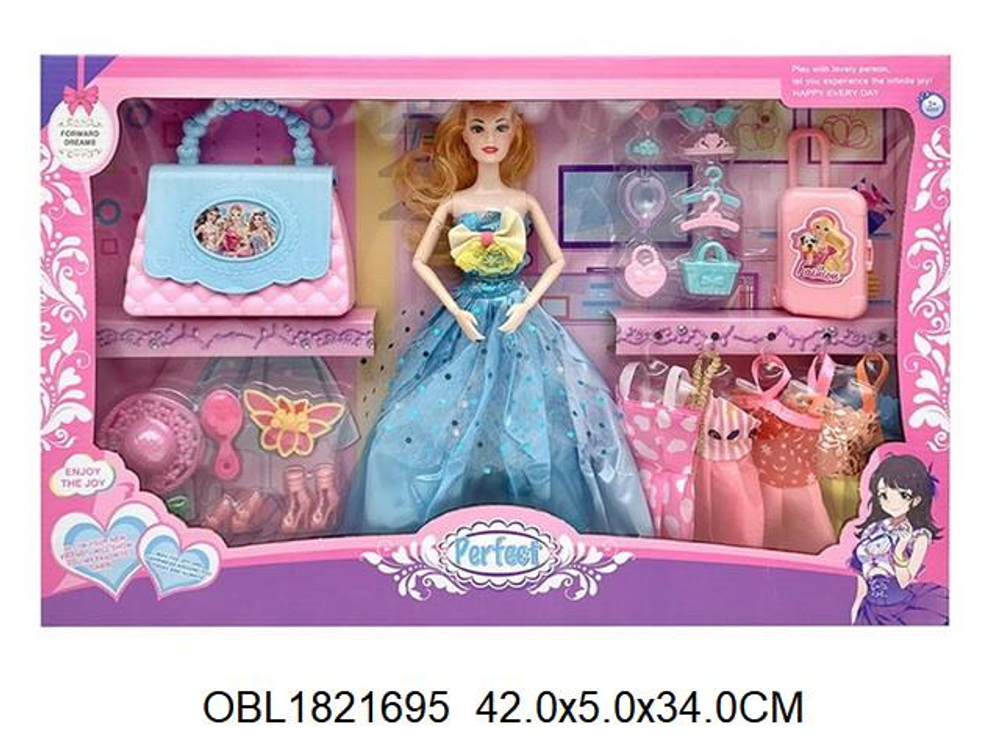 Кукла тип модель, с аксесс. Кор. 01313