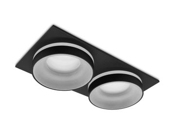 Встраиваемый точечный светильник TN319/2 SBK GU5.3 черный песок Ambrella