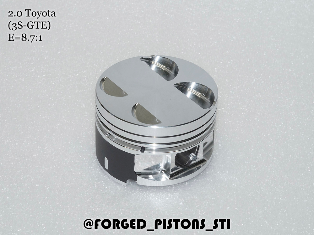 Поршни СТИ Toyota 2,0 3S-GTE (V=4.1) под кольца 1,2/1,5/4,0