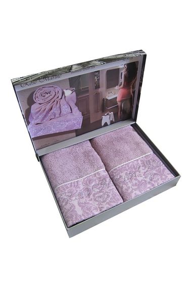 Набор полотенец  ROSE MARINE - РОЗ МАРИН 2пр 50х100 Maison Dor (Турция)