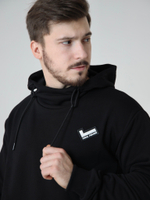 Худи черное Город Горький мужское вышивка