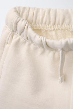 ZARA ШОРТЫ С НАДПИСЬЮ, ЭКРЮ