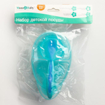 3978639 Набор детской посуды, 2 предмета: тарелка и ложка