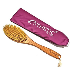 Esthetic House Dry Massage Brush дренажная щётка для сухого массажа, бук/сизаль