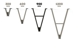 Потолочный кронштейн для монорельсы, H=300 мм