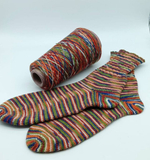 Caliza - Italy Stock- 75% шерсть, 25% п/а; 420м/100гр., мультиколор красный, MP