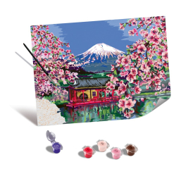 Ravensburger - CreArt на холсте Японский цветок сакуры Картина по номерам 239146 / артикул   239146  / GTIN 4005556239146