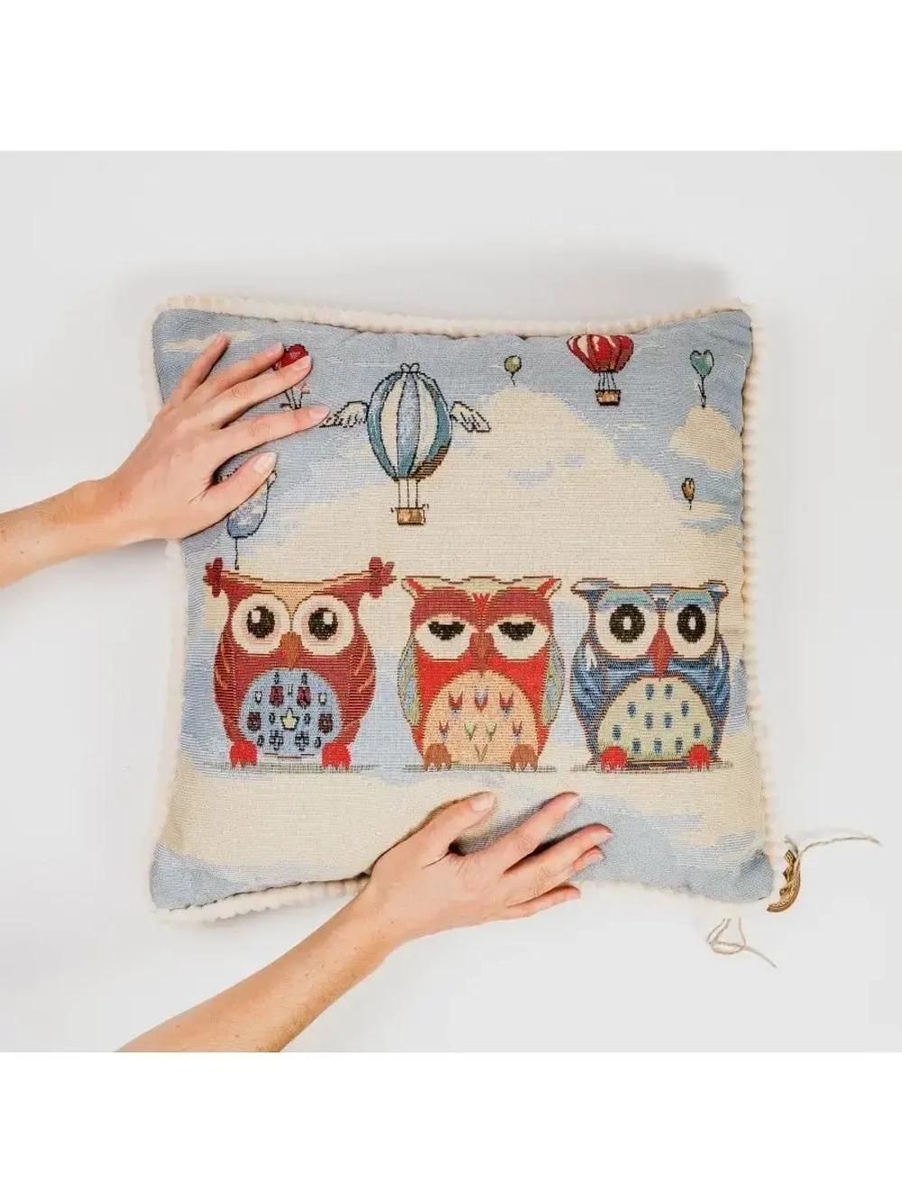 Подушка с наполнителем из кедровой стружки "Совы"