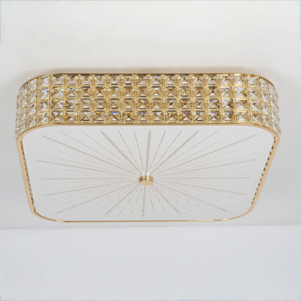 Citilux Портал CL324282 Люстра хрустальная Золото