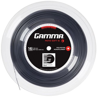 Струны теннисные Gamma MOTO Soft (200 m) - grey