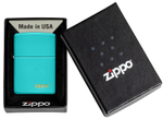 Зажигалка Classic Flat Turquoise ZIPPO 49454ZL