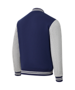 Бомбер ESSENTIAL Fleece Bomber, темно-синий/серый меланж