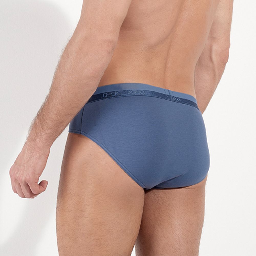 Мужские трусы брифы голубые HOM HO1 35-9521-0054