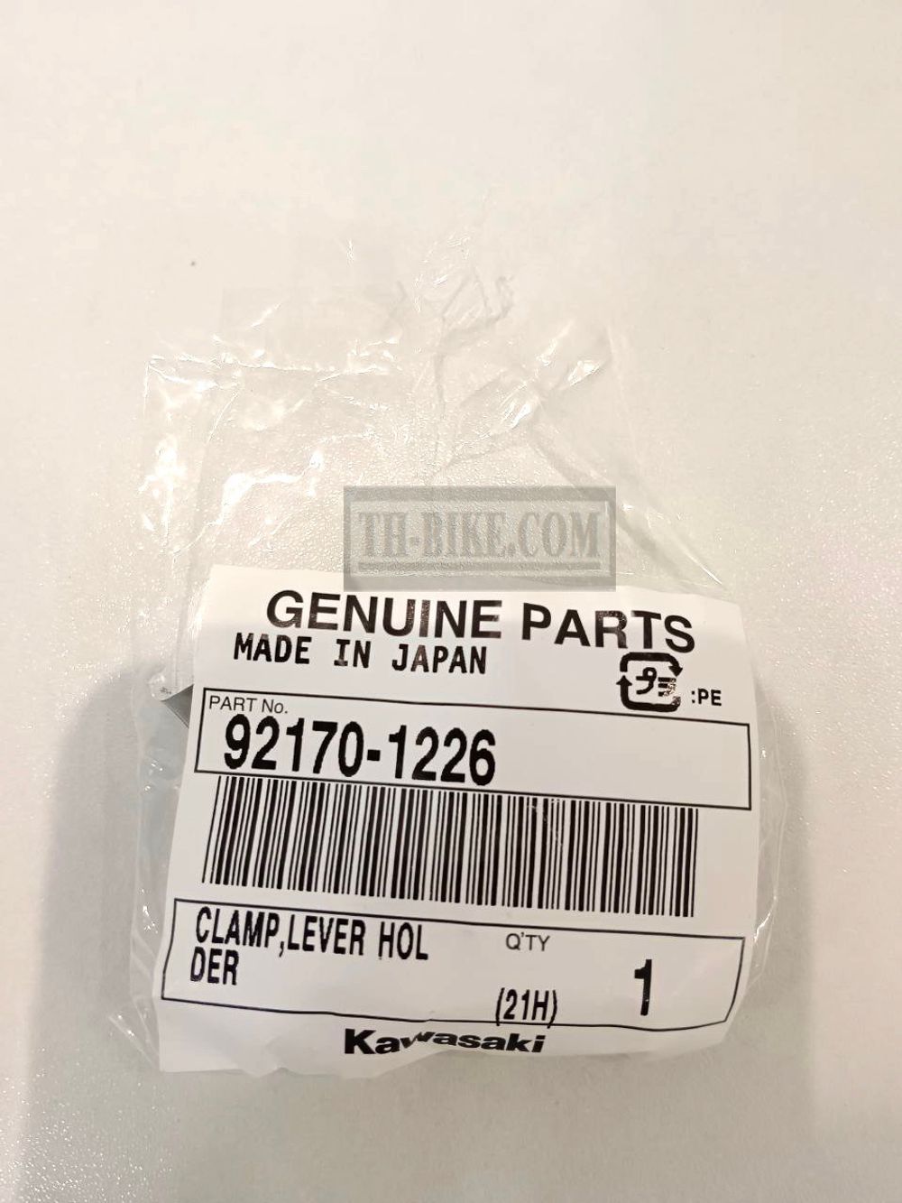 92170-1226. CLAMP,LEVER HOLDER. Kawasaki KX
