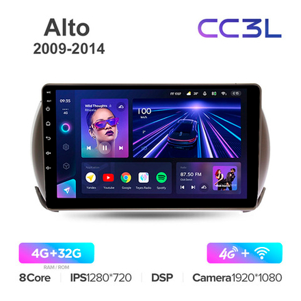 Teyes CC3L 9"для Suzuki Alto 2009-2014