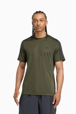 Футболка adidas Train Essentials 3-Stripes - зеленый