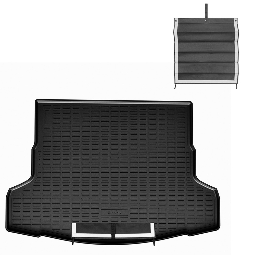 Коврик в багажник Norplast для KGM Torres 2023-, Черный, с фартуком, арт.NPA00-T83-871-2-AP