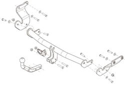 Фаркоп Brink (Thule) 625400 для KIA OPTIMA сед, ун 15-(паспорт и сертификат в комплекте)(без электрики)
