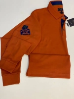 Футболка поло с длинным рукавом