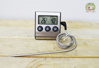 Кухонный термометр (вынос. щуп, таймер)