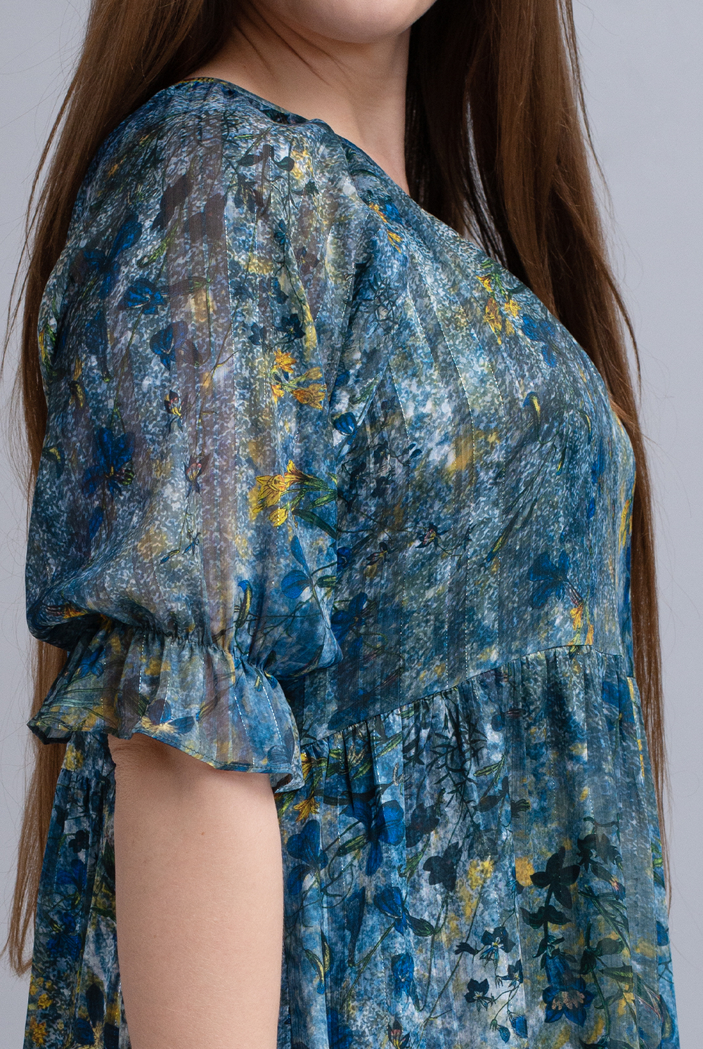 Летнее платье 3108АПА, Цветы #284Цм053108АПА