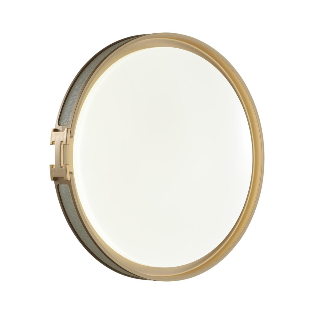 7654/DL COLOR SN 132 Светильник пластик/белый/серый/золотой LED 48Вт 4000К D405 IP43 FAVEMO GREY