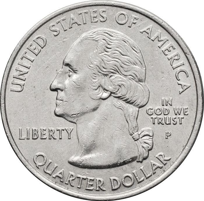 25 центов (1/4 доллара, квотер) 2003 США «Штат Иллинойс» (P) XF