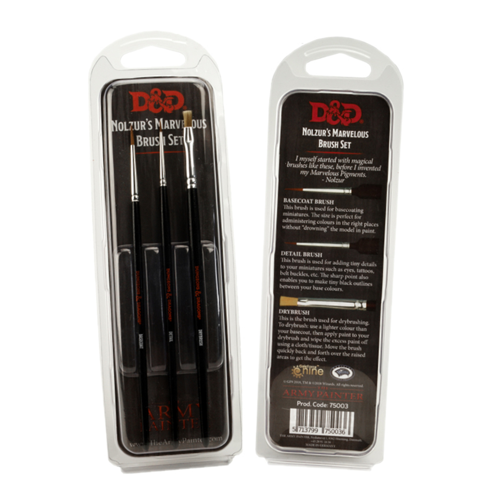 D&D Nolzurs Marvelous Brush Set. Набор кисточек