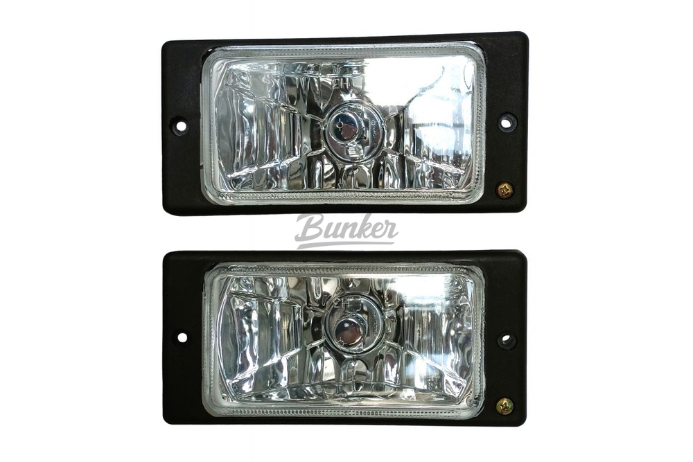 Противотуманные фары галогеновые (H3) LADA 2110-2112 глад стекло, компл