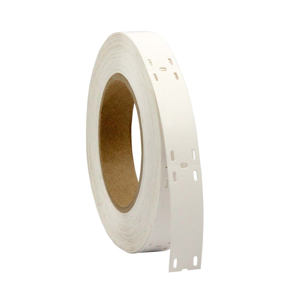 Маркировочная пластина в рулоне 19х59 самозатухающая, белая