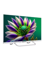 Телевизор TV 24" FRAMELESS NEO CS04, HD, Smart TV WildRed