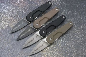 Складной нож Extrema Ratio BD0R SW W.GY - "BD0R" c клинком из стали Böhler N690, рукоять Нейлон