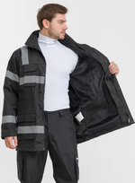 Куртка Spring 3в1 чёрная, XXL