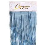 Дождик 2 м «Матовое сияние», голубой