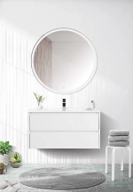 Тумба с раковиной BelBagno KRAFT 80 2C-SO/BB800ETL Bianco Opaco