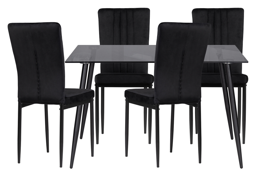 Обеденная группа Woodville Эрнал gray, black